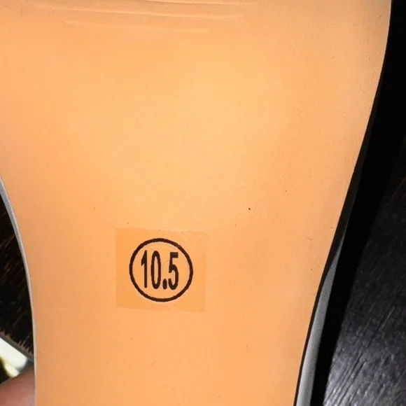 NWOB- Women Pearl Open Square Toe Block Heels Bow - Picture 5 of 7